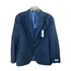 Kenneth Cole Men's Reaction Techni-Cole Ready Flex Suit Jacket New Sz 44S Navy